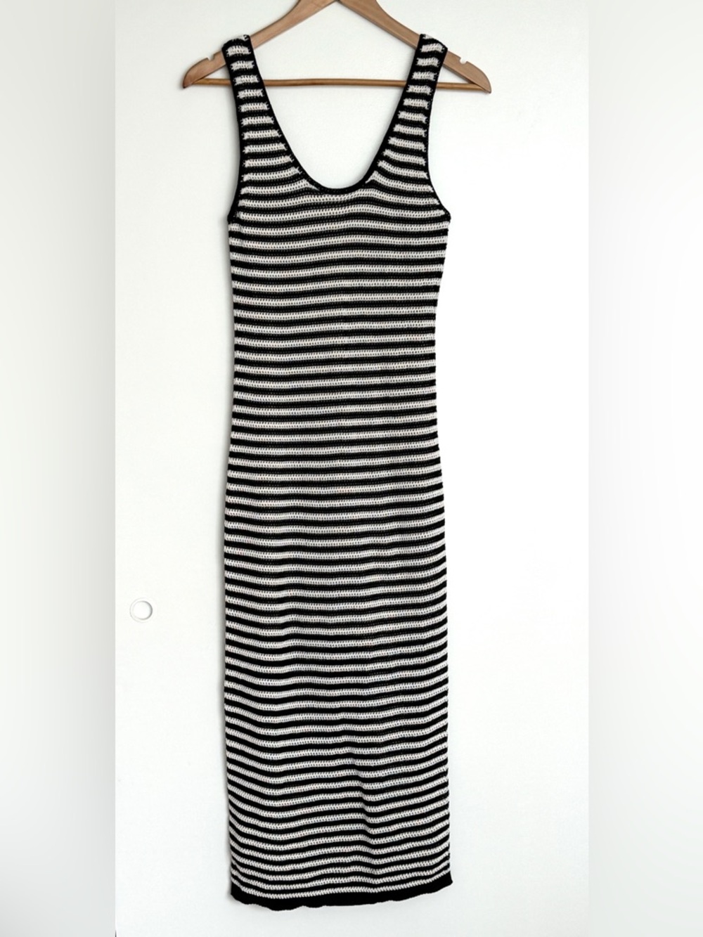 Alice Olivia crochet stripped summer dress